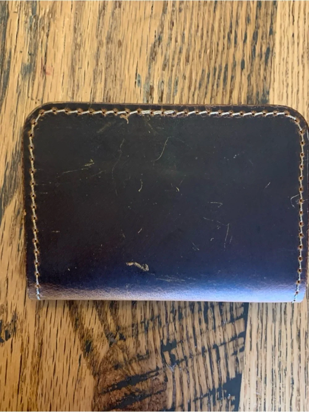 Vintage Gentlemen Handmade Leather 3 Pocket Bi-fold Wallet Full Grain Minimalist
